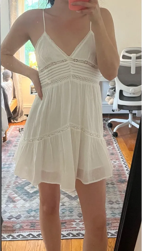 ZARA White Dress Mini - Image 2