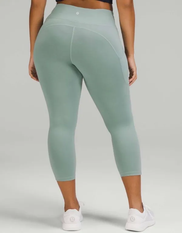 Lululemon Invigorate High-Rise Crop 23" Misty Glade 8 - Image 5
