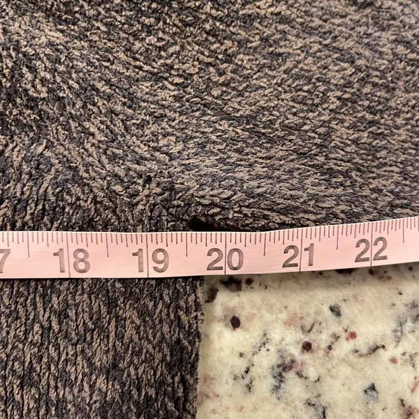 J Jill Women's Gray Brown Speckled Knit Quarter Zip Mock‎ Neck Sweater Small - Image 6