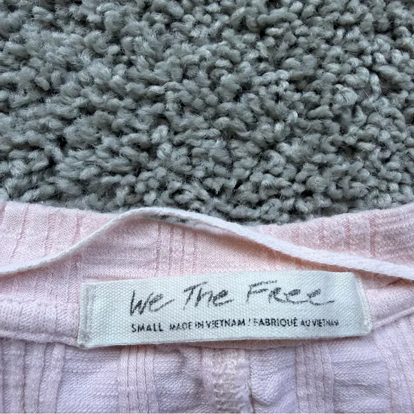 Free People We The Free Big Sur Misty Mountain Pink Tie Dye Long Sleeve Small - Image 7
