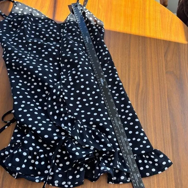 Princess Polly Her Jewel Polka Dot Mini Wrap Dress 6 Homecoming Hoco Rush Party - Image 7
