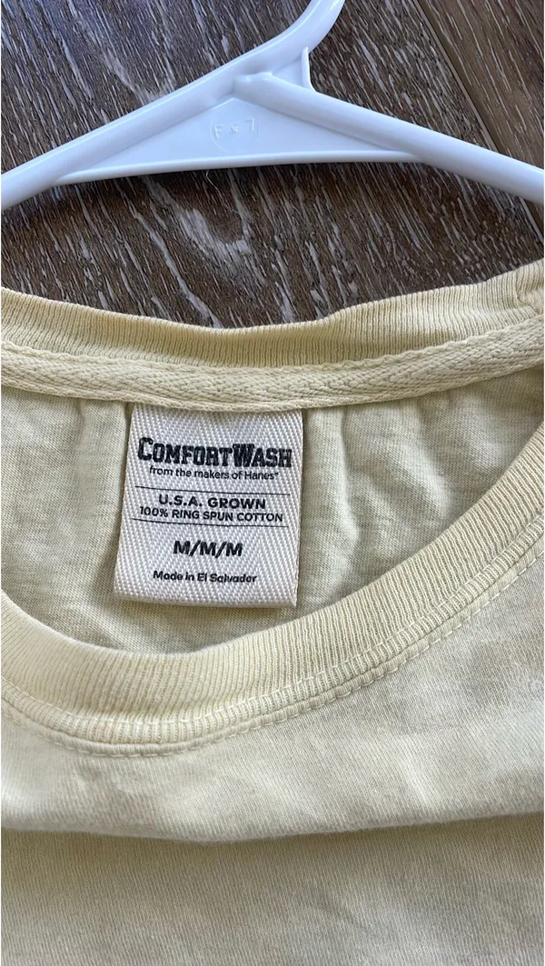 Comfort Wash Yellow Turks and Caicos Tee - Image 3