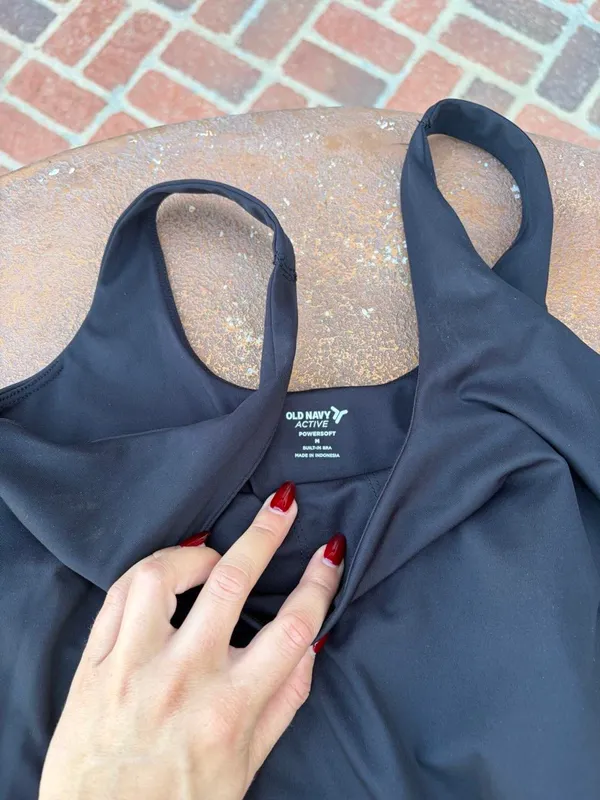 Old Navy black mini tennis dress sz M #sporty #athletic - Image 5