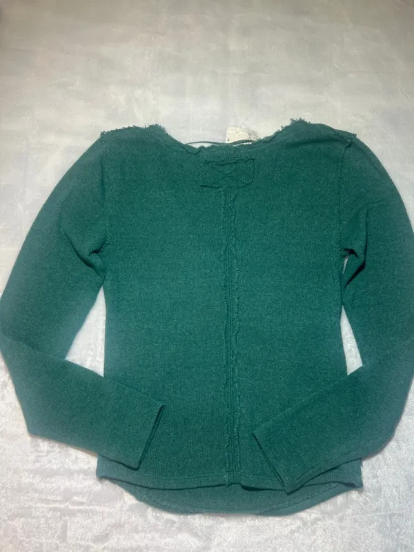Free People We The Free Everglade V-Neck Knit Top - Image 3