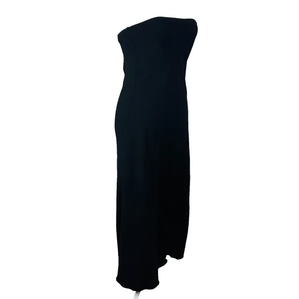 See You Monday Strapless Sheath Black Dress Sz M LBD Classic‎ Elegant Wedding - Image 2