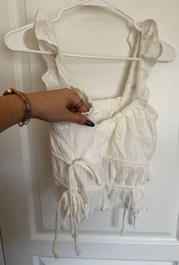 Boutique White Tank Top - Image 2