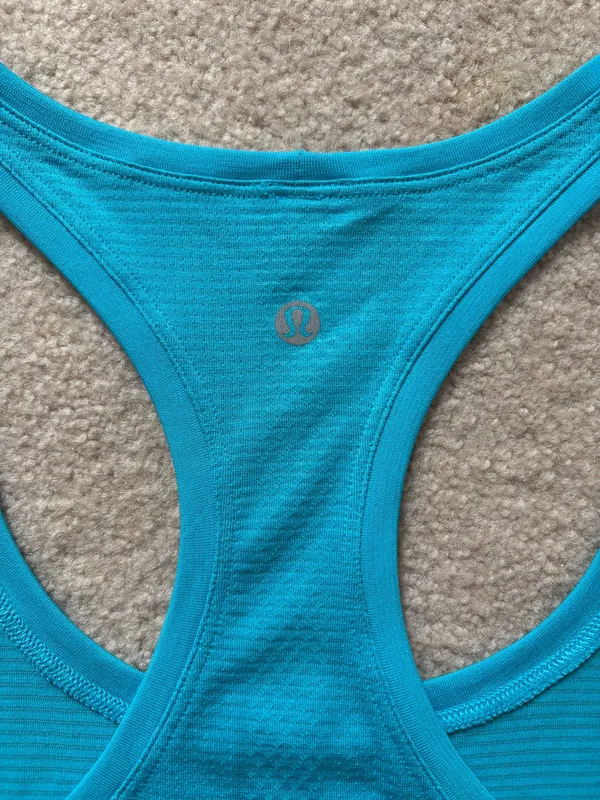 Lululemon Swifty Tech Racerback Tank Top Race Length Blue - Image 3