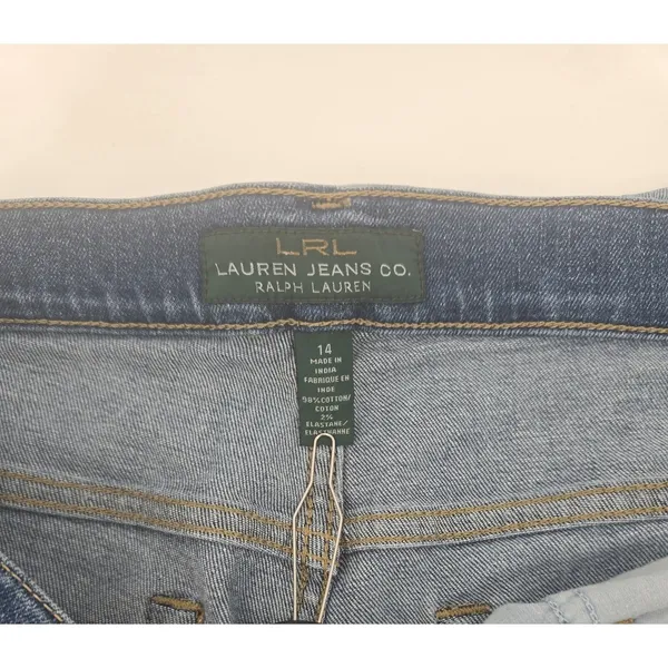 Lauren Ralph Lauren Jeans Womens 14‎ Classic Straight Blue Medium Wash EUC - Image 4