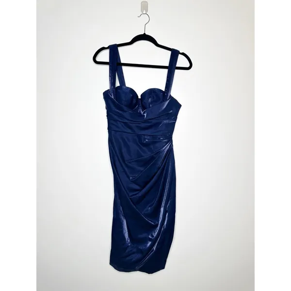 House of CB Loulou Dress Women's Blue Size Small - Image 3