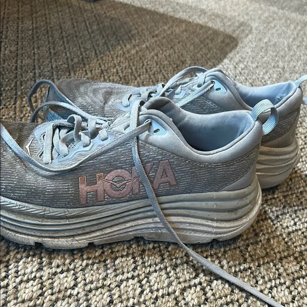 Hoka One W Gaviota 5 1134235 HMRG Gray Running Shoes Size 8 B - Image 4