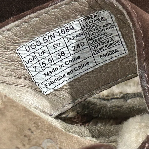 UGG Women's Brown Shearling Mules - Image 4