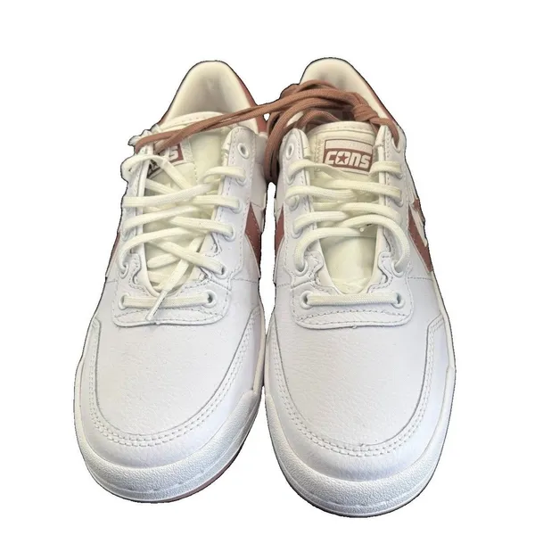 Converse CONS Mens Shoes Sz 7.5 White Saddle Fastbreak Pro Ox Leather A11095C - Image 2