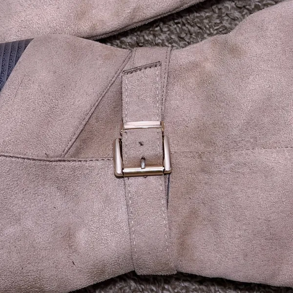 Rue 21 fashion boots, size 6 M, wedge heel, taupe color, new - Image 5