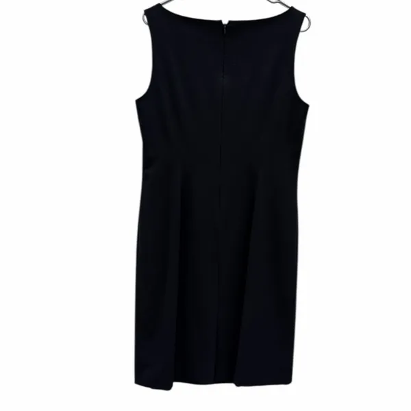 Ann Taylor Navy Blue Sleeveless Zip Back Dress Womens Plus Size 14 - Image 8