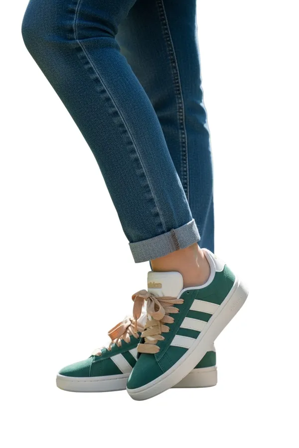 Adidas Grand Court Alpha Lace Up Sneakers Women's US 7.5 Collegiate Green NWB - Image 2
