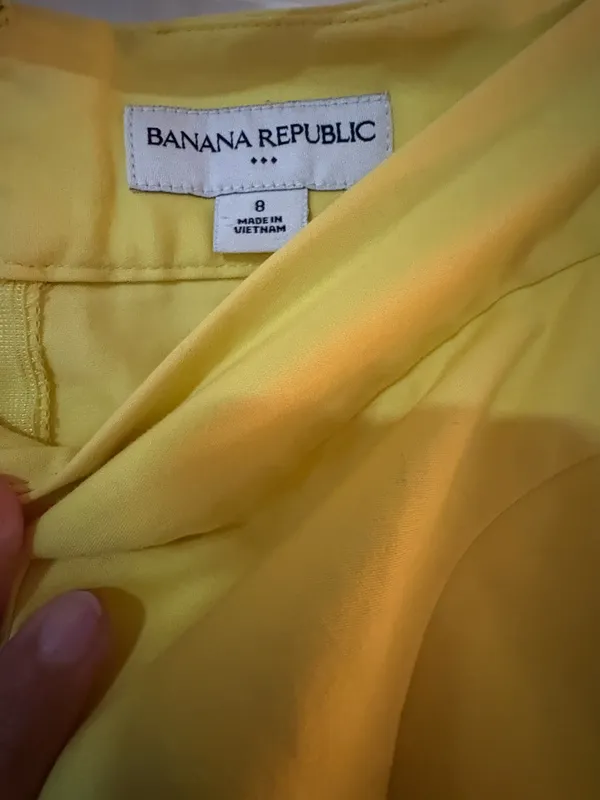 Banana Republic Yellow Skirt - Image 3
