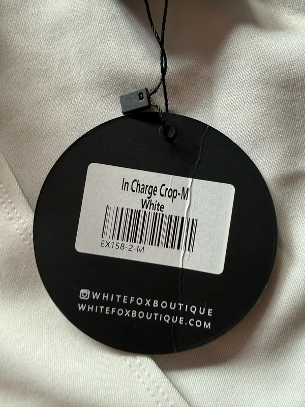 White Fox Boutique In Charge Crop Top - Image 3