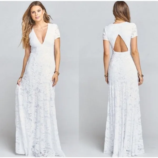 NWT Show Me Your Mumu Elenor Maxi‎ Dress in Lovers Lace White - Image 2