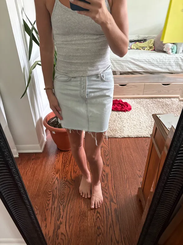 NWOT rag and bone denim skirt - Image 5
