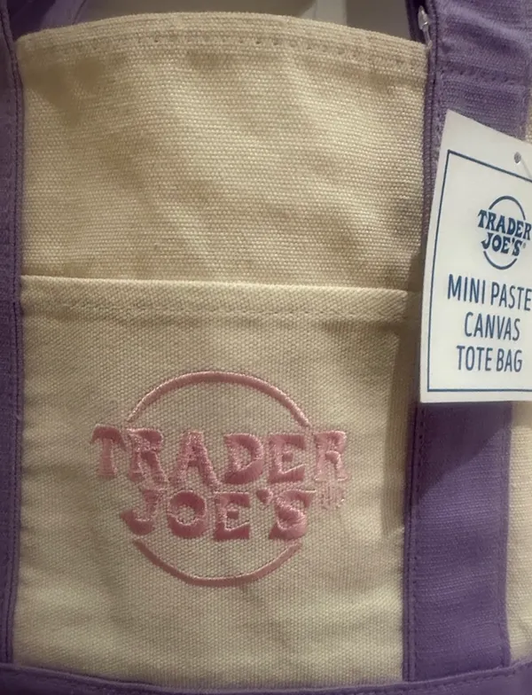 Tote Trader Joe’s Purple - Image 2