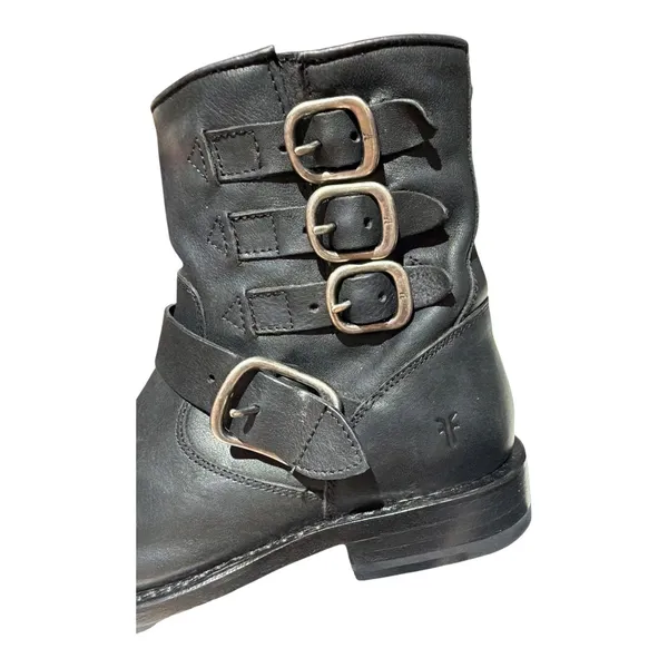 Frye Women's Veronica Belted Short Boot Black Size 5.5 M - Image 5