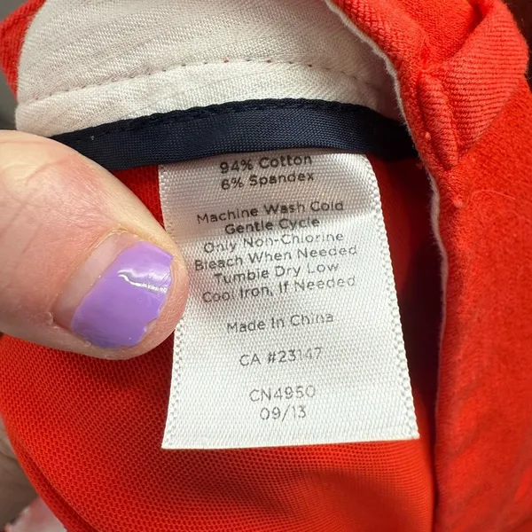 Talbots Women’s 16 Coral Orange Heritage Dress Pants - Image 4