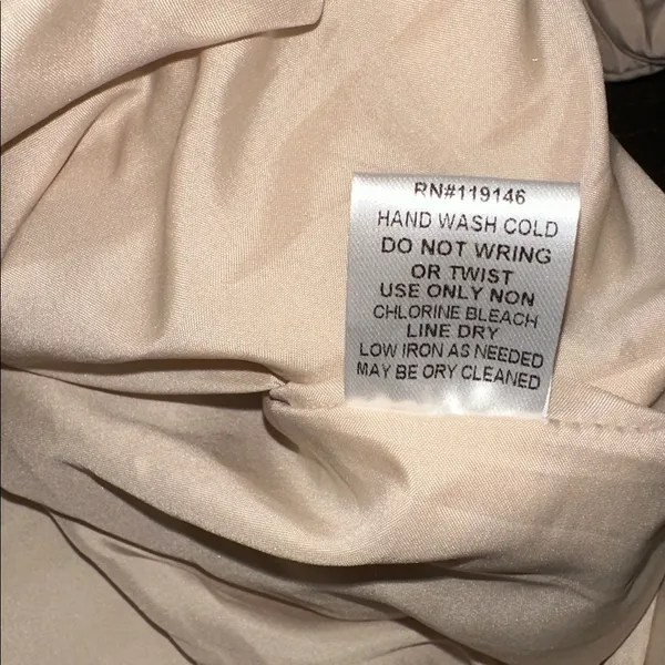 JODIFL Light tan Quilted Puffer hooded Jacket size large - Image 8