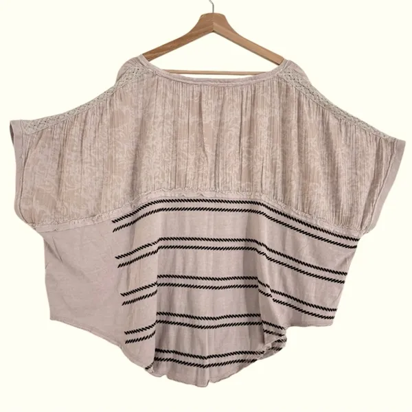 FREE PEOPLE Right Back Dolman Sleeve Top Size L Oversized - Image 4