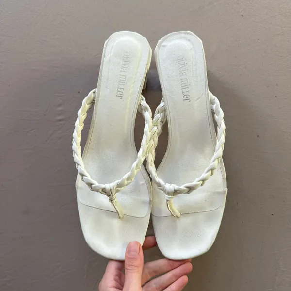 Olivia Miller Sandbanks Braided Thong Sandals - Image 5