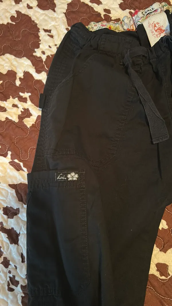 Koi Scrub Bottoms Black Size XS - Image 6