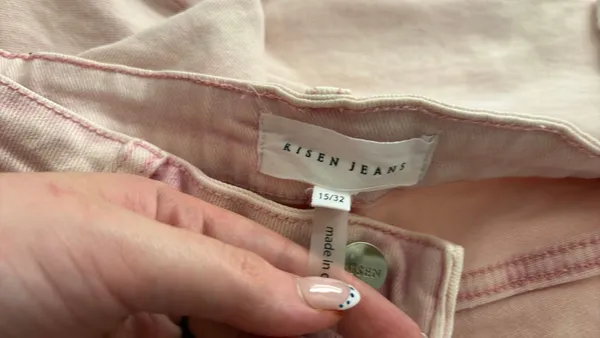 Risen pink boutique jeans - Image 3