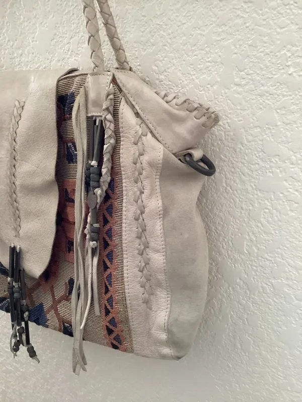 Free People Rare Emotions Tote White Cream - Image 3