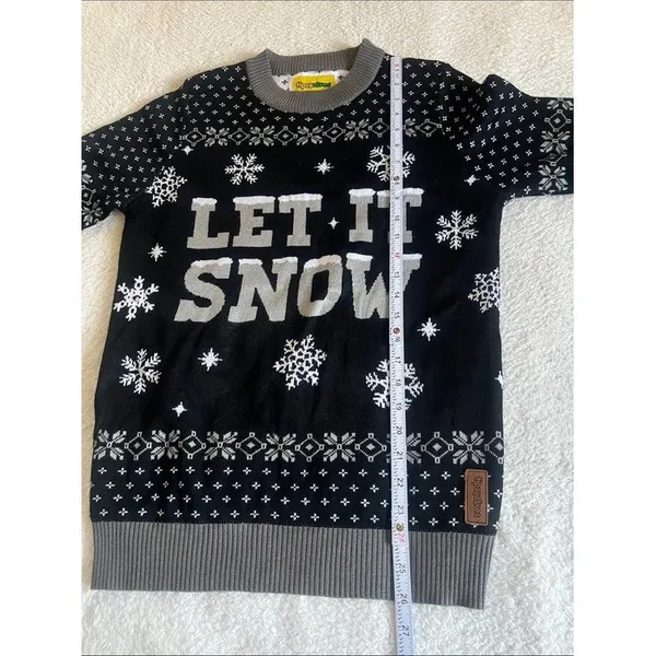 Tipsy Elves Let It Snow Light Up Ugly Christmas Sweater S Holiday LED - Image 12