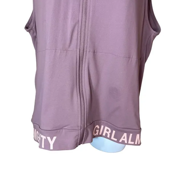 ‎Fabletics light purple zip up vest size small - Image 3