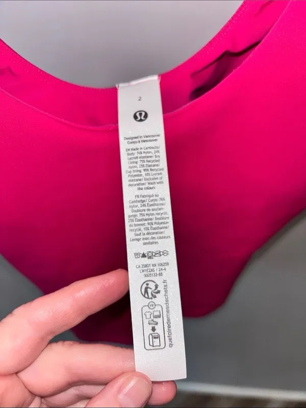 lululemon Glow Up Medium Support Tank Top - Image 5