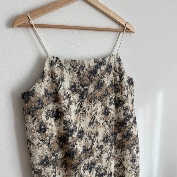 Uma Wang Style Floral Printed Midi Dress - Image 2