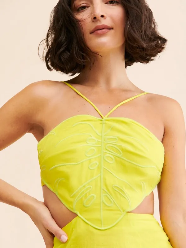 Farm Rio Monstera Midi Dress - Image 5