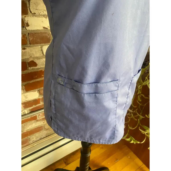 Wonder Work Everyday Durable Stretch Blue Scrub Top XXS - Image 4