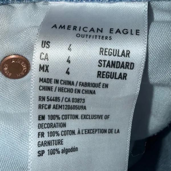 AE American Eagle Eagle outfitters 90s Straight Jean Comfort Stretch Waistband 4 - Image 7