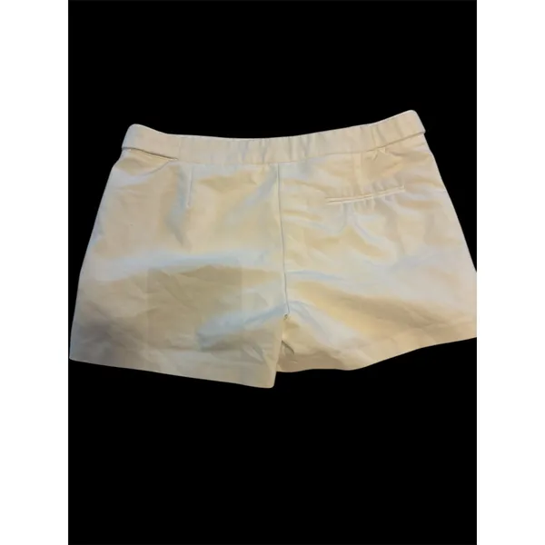 Zara Basic White Mini Shorts - Image 2
