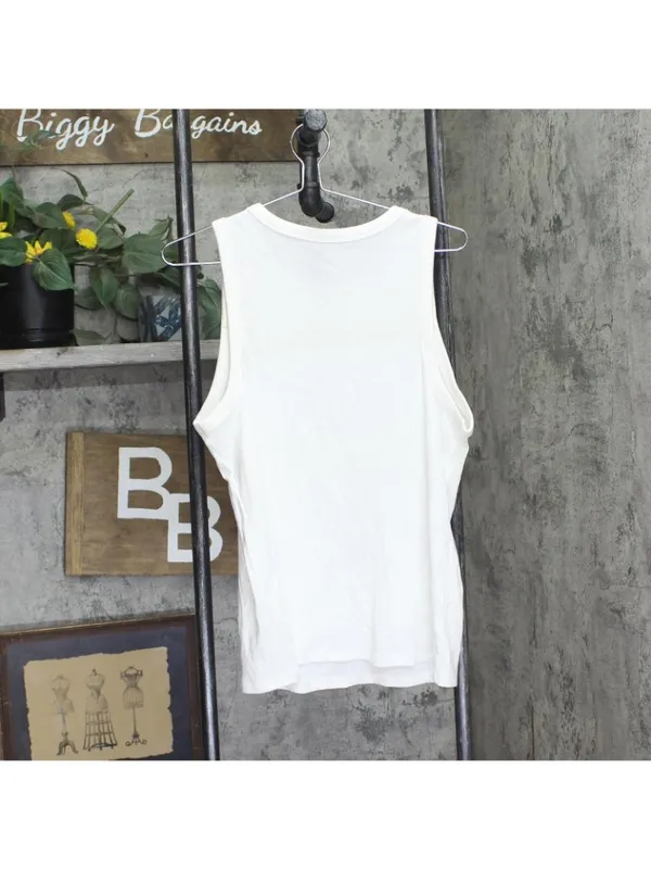 NWT A New Day Slim Fit Ribbed Tank Top 81245907 White 1X - Image 3