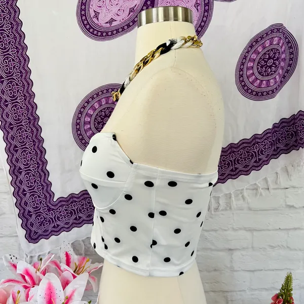 Boutique Polka For Bustier Top - Image 3