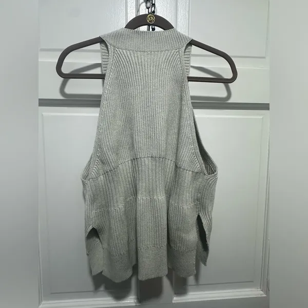 Allsaints Manson Cropped Knit Sweater Vest Size Large EUC - Image 4