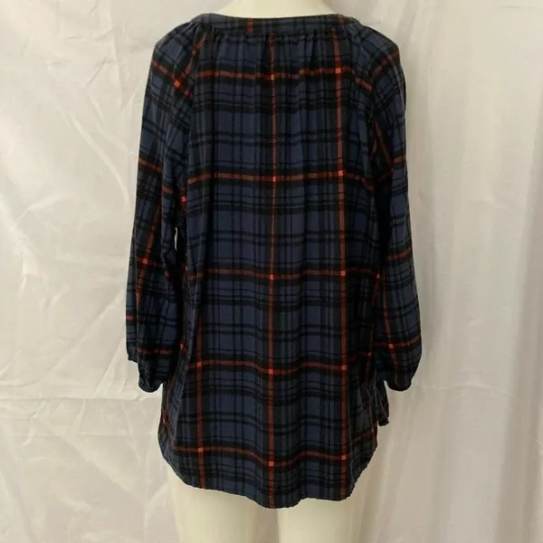 Skies are Blue Womens Popover Shirt Top‎ Blouse - Image 3