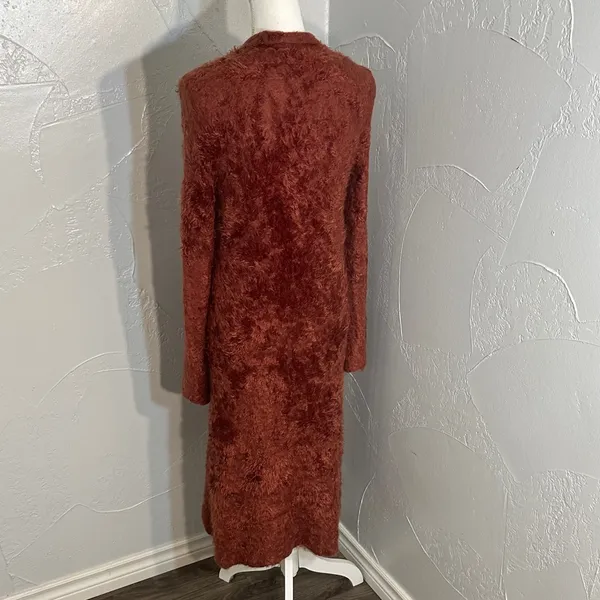 Free People Rust Long Cardigan - Image 5