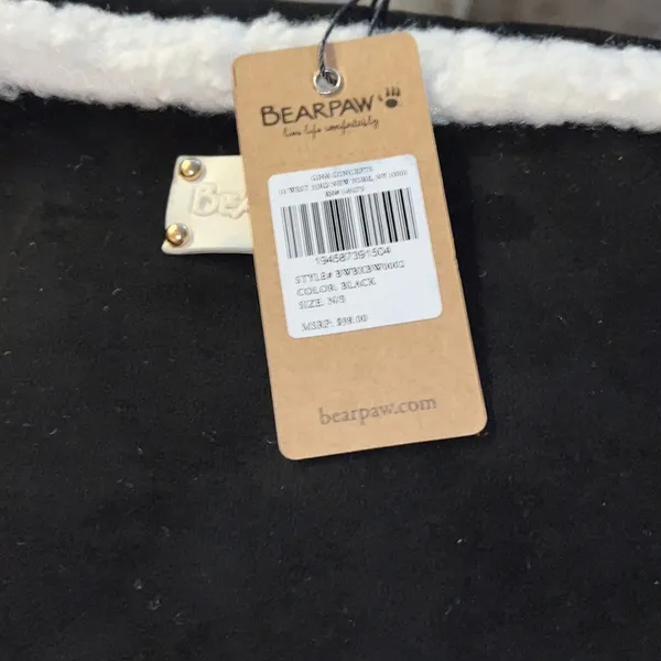 New BEARPAW Women's Faux Suede Shearling Trim Crossbody‎ Camera Handbag - Image 7