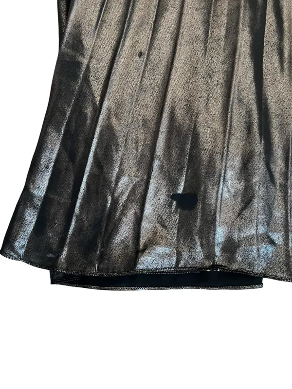 Anthropologie Women’s Twofer Black Knit Oversized Sweater Pleated Midi Dress S - Image 9