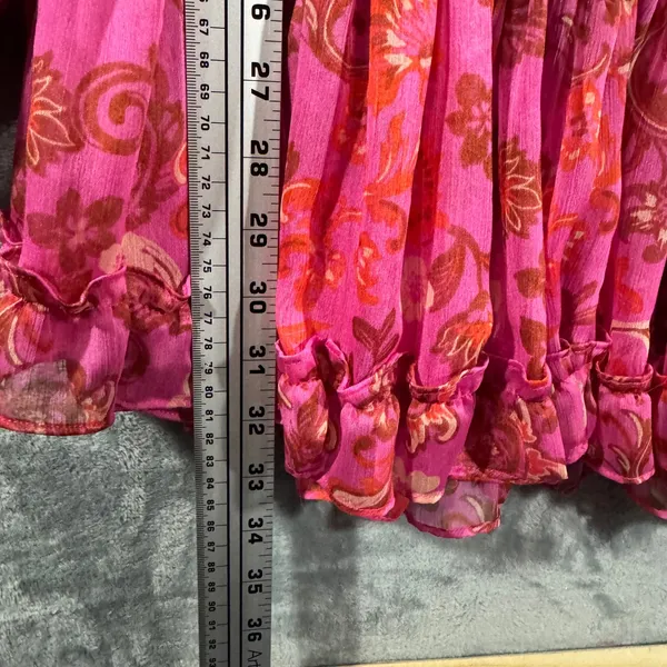 MISA Los Angeles Lorena Mini Dress Careyes Floral Print Size Medium - Image 12