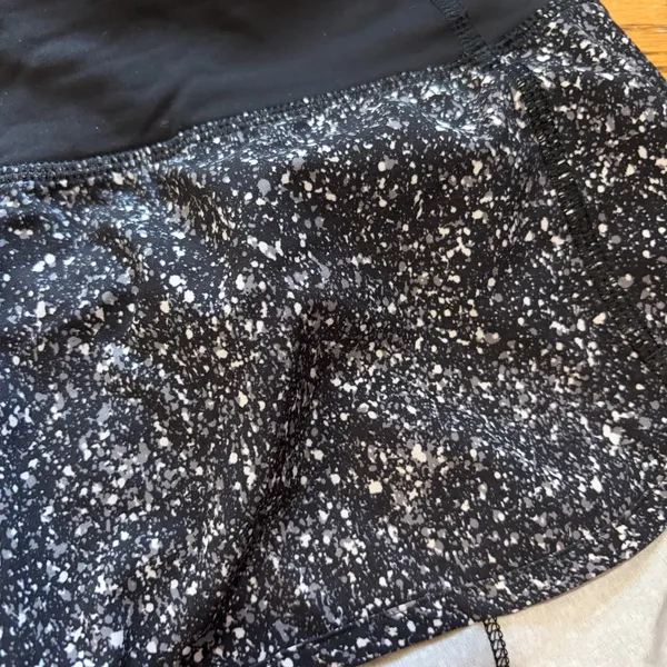 Lululemon Speed Short Mini Splatter White Black - Image 7