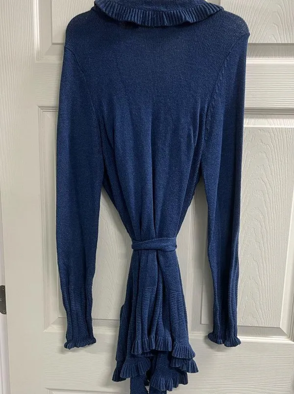 Amber Sun Blue Cardigan - Size Medium - GUC - Image 2